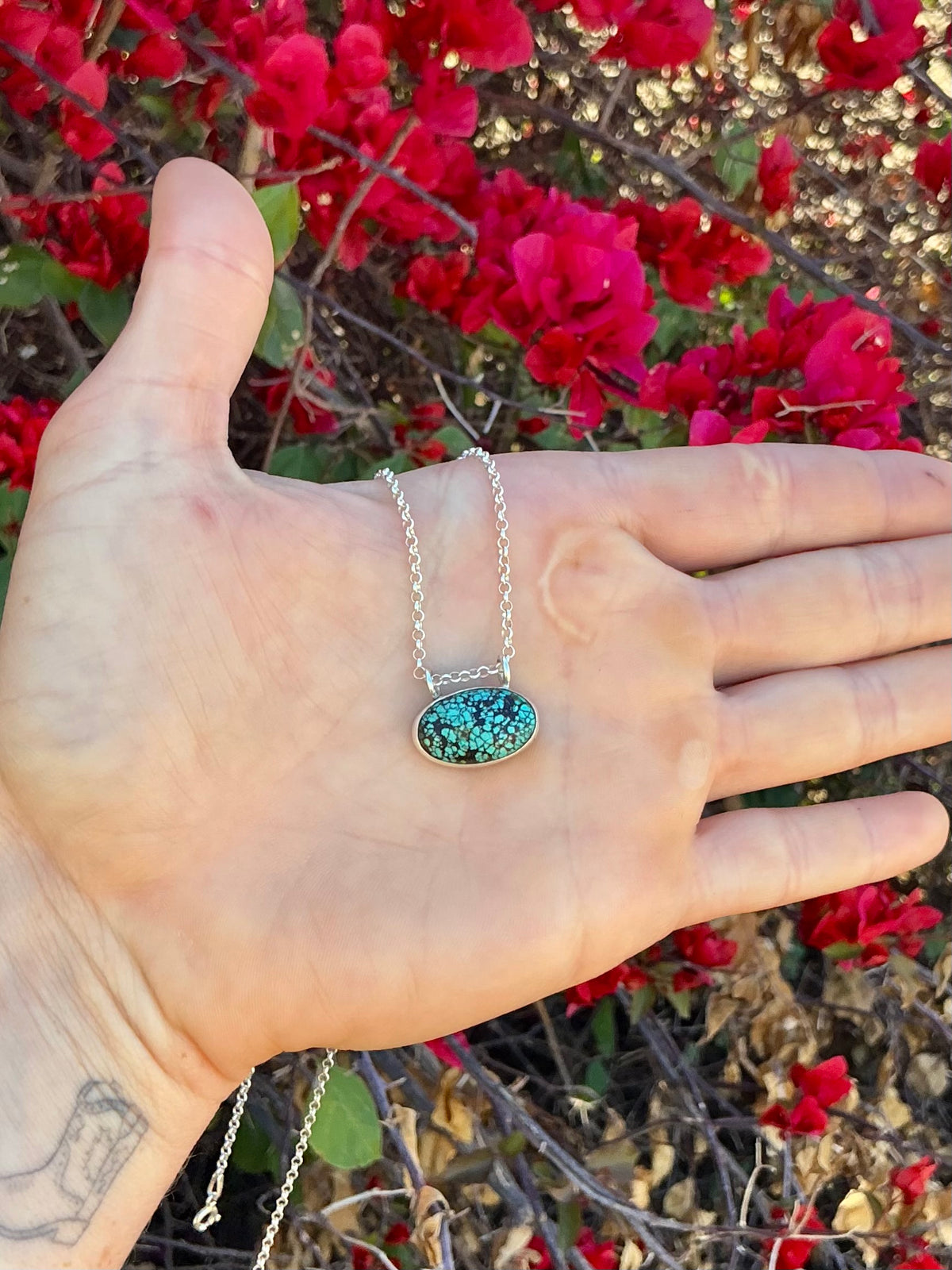 The Dapple Turquoise Pendant