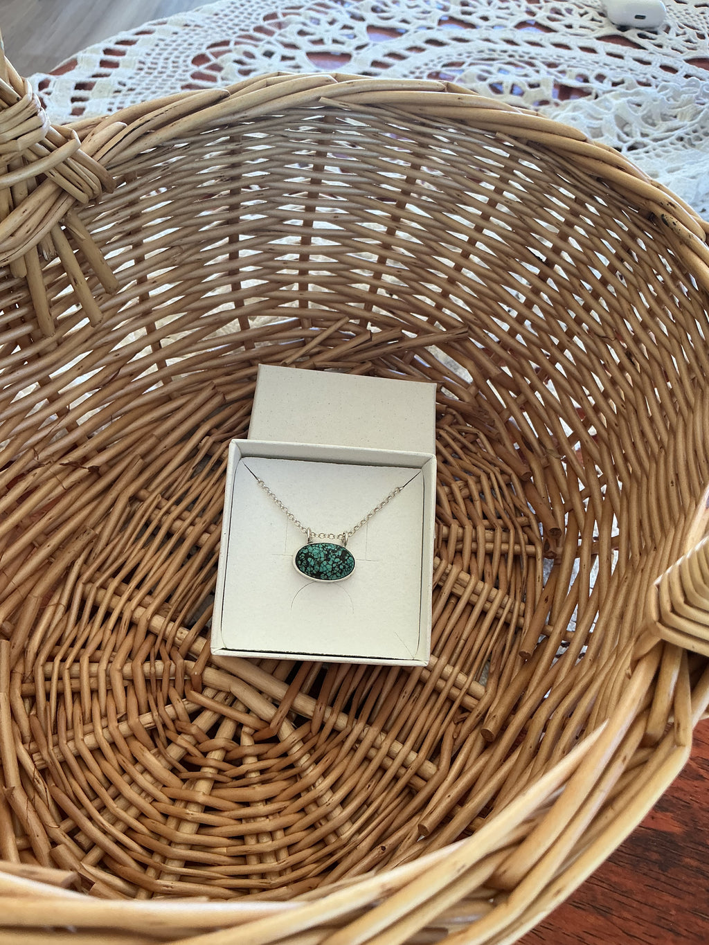 The Dapple Turquoise Pendant