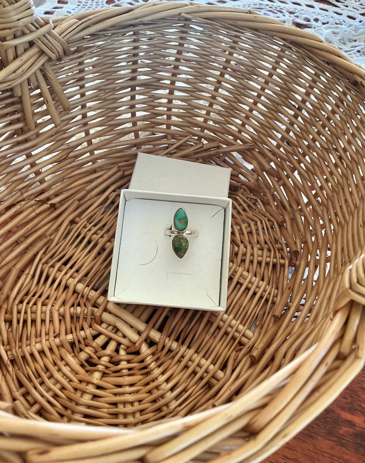 The Rustic Teardrop Ring