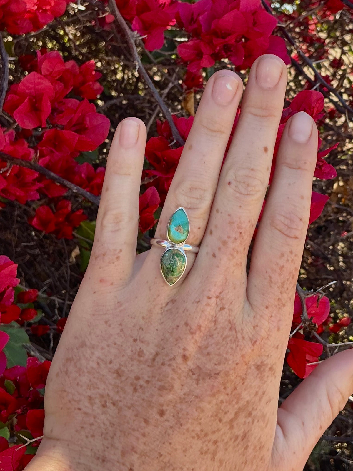 The Rustic Teardrop Ring