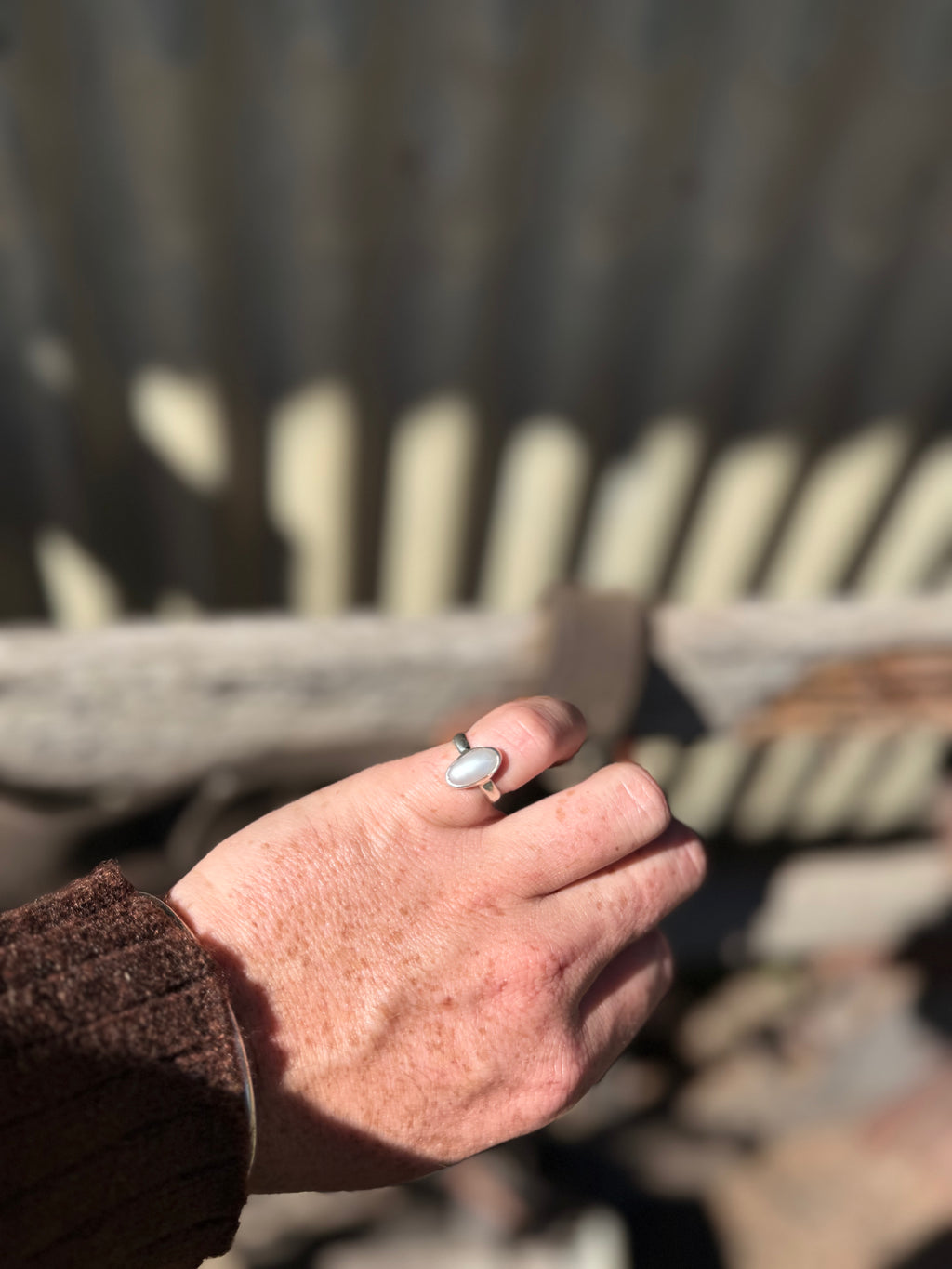 Pearl Pinky Ring