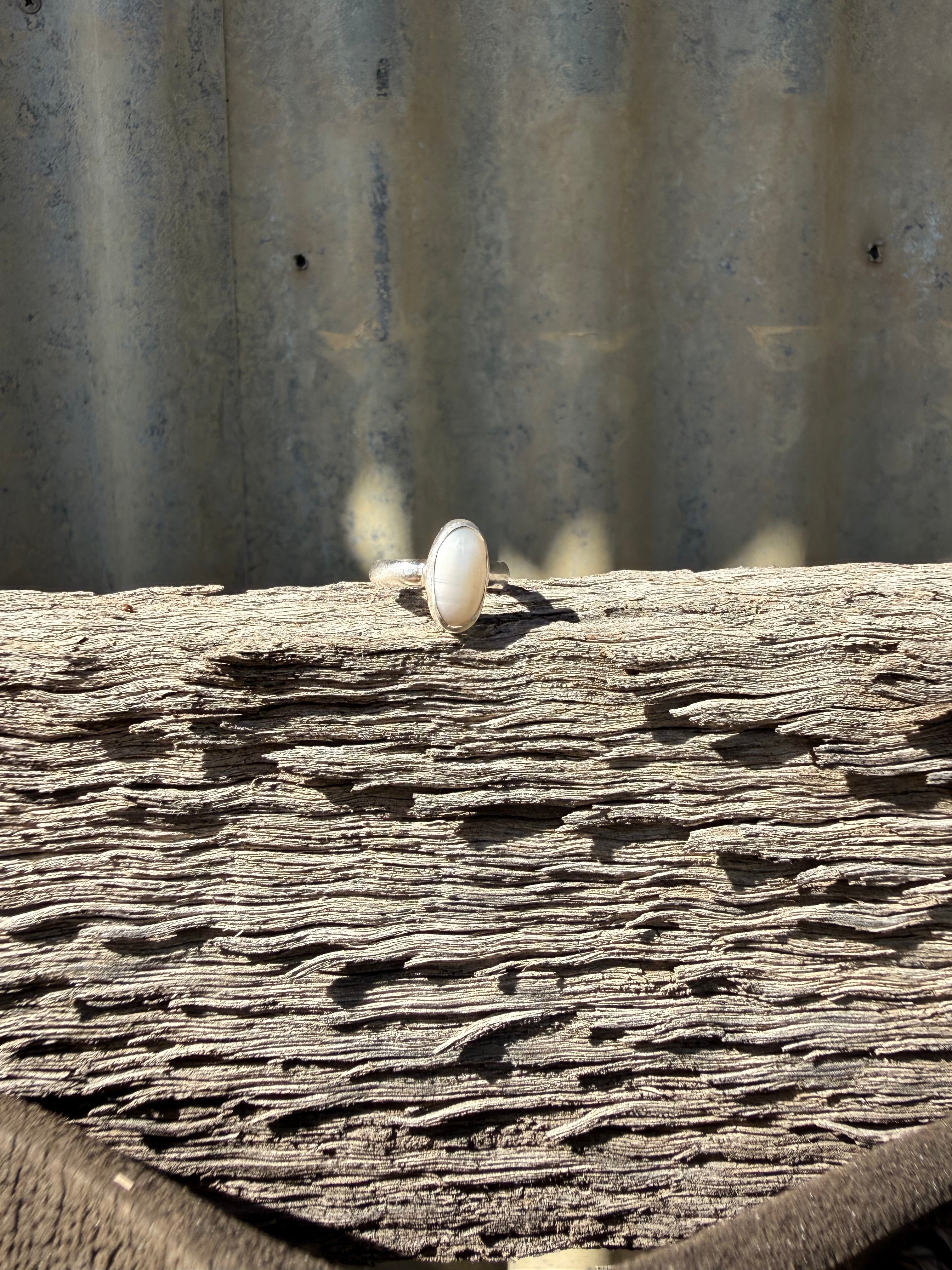 Pearl Pinky Ring