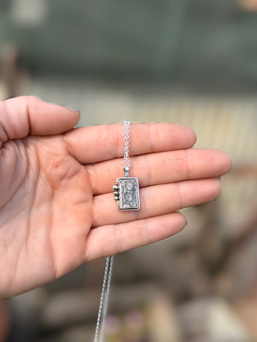 Fossilised Coral Pendant